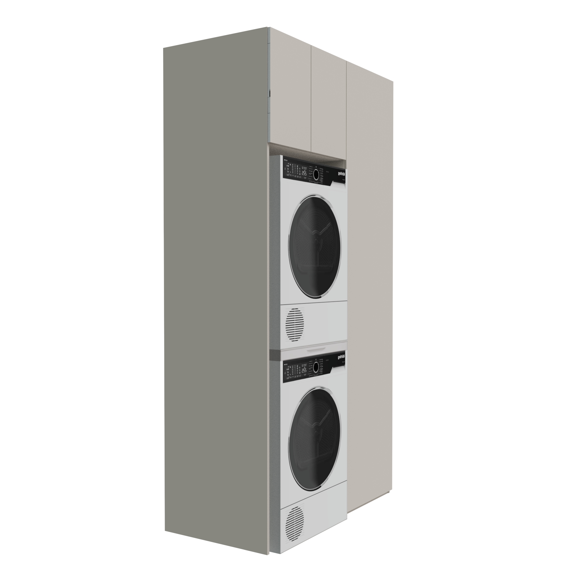 Шкаф для стиральной и сушильной машины закрытый 1200мм — изображение 3